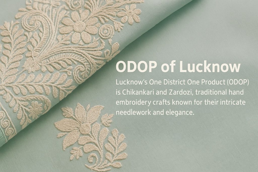odop lucknow chikankari